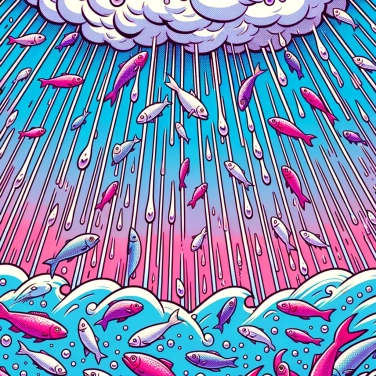 Spiega perché a volte piove pesce?