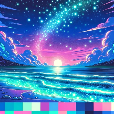Spiega perché alcune alghe producono bioluminescenze di notte?