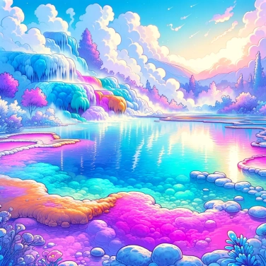 Spiega perché alcune fonti termiche hanno colori brillanti?