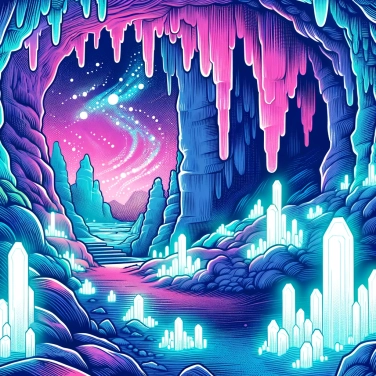 Spiega perché alcune grotte producono luci fosforescenti?