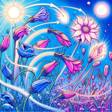Spiega perché alcune piante chiudono i fiori di notte e li aprono di giorno.
