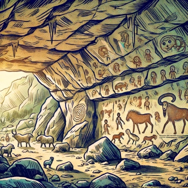 Spiega perché alcune pitture preistoriche sono sopravvissute per millenni nelle grotte umide?