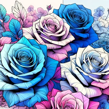 Spiega perché alcune rose hanno naturalmente petali blu?