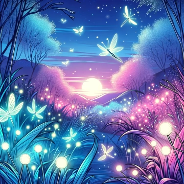 Spiega perché alcune specie di insetti si illuminano durante la notte?