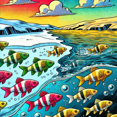 Spiega perché alcune specie di pesci migrano verso acque più calde in inverno.