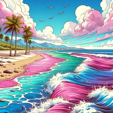 Spiega perché alcune spiagge cambiano colore in base alla marea?