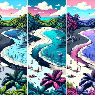 Spiega perché alcune spiagge hanno la sabbia nera?