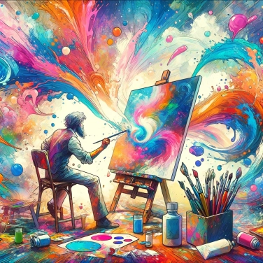 Spiega perché alcuni artisti utilizzano colori vivaci nelle loro opere?