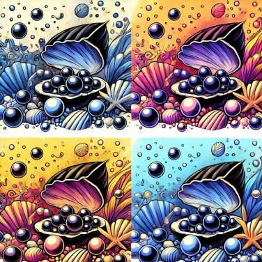 Spiega perché alcuni molluschi producono perle di colore nero?