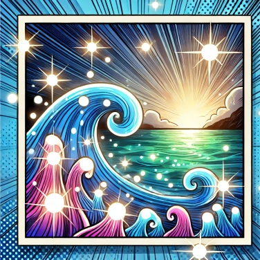 Spiega perché alcuni oceani brillano di notte?