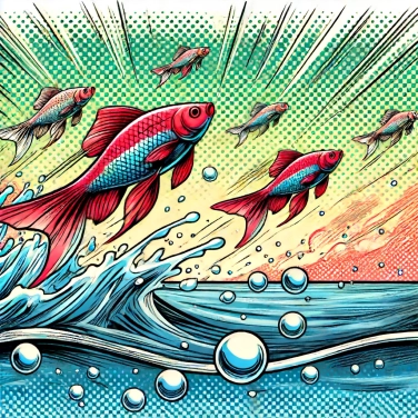 Spiega perché alcuni pesci volano fuori dall'acqua?