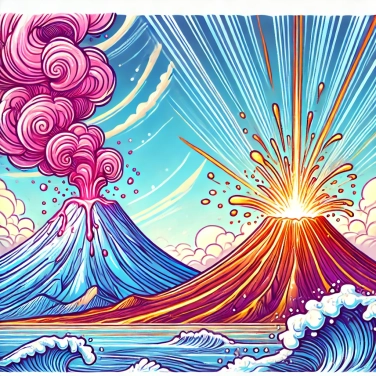 Spiega perché alcuni vulcani hanno eruzioni effusive mentre altri hanno eruzioni esplosive?