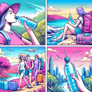 Spiega perché bere acqua in bottiglia può essere essenziale per evitare problemi di stomaco durante i viaggi?