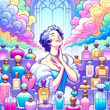 Spiega perché Caterina de' Medici utilizzava profumi in grande quantità?