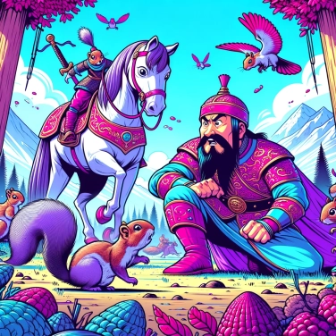 Spiega perché Gengis Khan temeva gli scoiattoli?