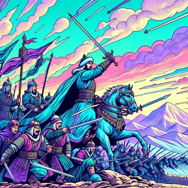Spiega perché Gengis Khan vietava ai suoi soldati di portare indietro spade da battaglia?