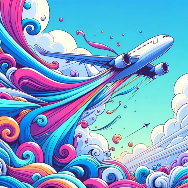 Spiega perché gli aerei volano formando vortici d'aria?