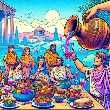 Spiega perché gli antichi Greci bevevano vino diluito con acqua?