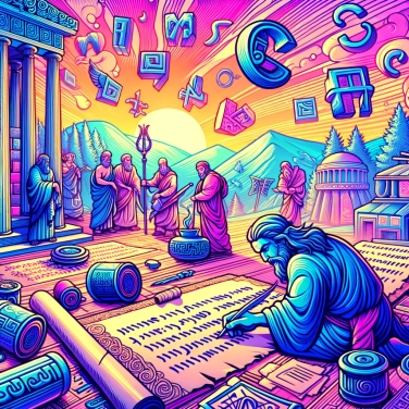 Spiega perché gli antichi Greci utilizzavano un alfabeto diverso per scrivere i loro testi religiosi?
