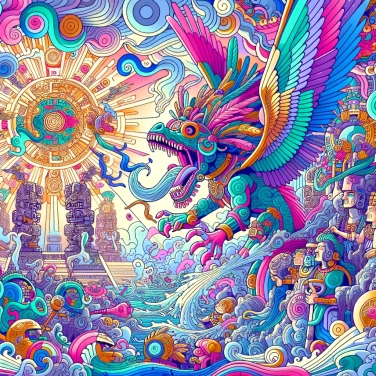 Spiega perché gli Aztechi veneravano il dio Quetzalcoatl.