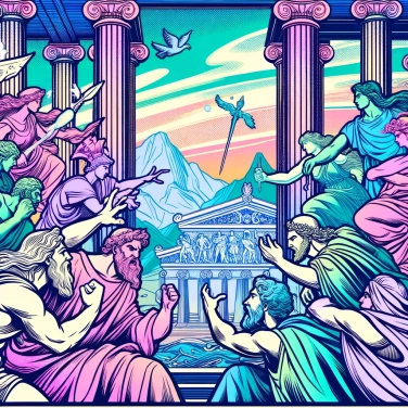 Spiega perché gli dei greci erano spesso in conflitto nonostante la loro immortalità?
