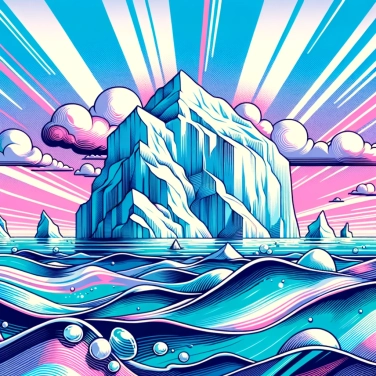 Spiega perché gli iceberg galleggiano sull'acqua?