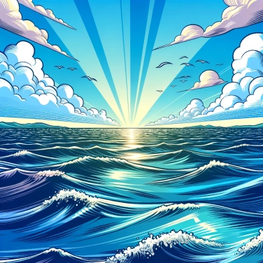 Spiega perché gli oceani sembrano blu dalla superficie?