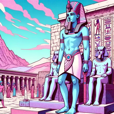 Spiega perché Hatshepsout era rappresentata come un uomo sulle statue?