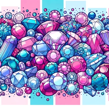 Spiega perché i colori delle pietre preziose variano?