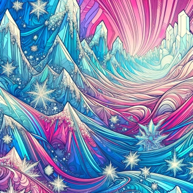 Spiega perché i cristalli di ghiaccio formano motivi unici nei ghiacciai?