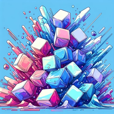 Spiega perché i cubetti di ghiaccio si attaccano tra loro nel congelatore?