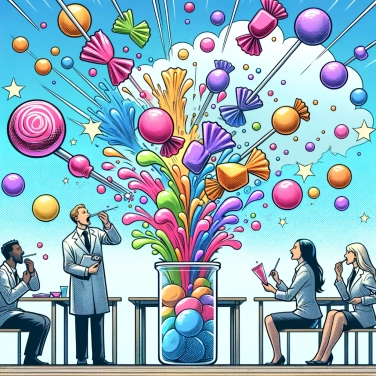Spiega perché i dolcetti che cambiano colore modificano il loro sapore.