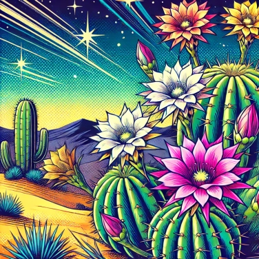 Spiega perché i fiori dei cactus sbocciano spesso di notte?