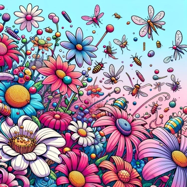 Spiega perché i fiori hanno colori e forme diverse per attirare gli insetti?
