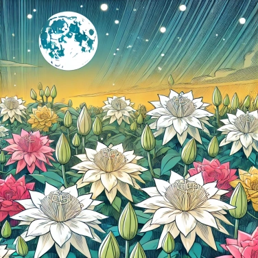 Spiega perché i fiori notturni hanno colori pallidi?
