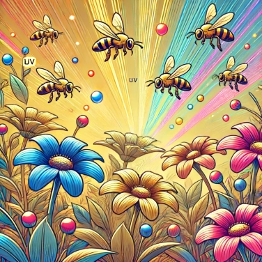 Spiega perché i fiori parlano alle api attraverso i motivi UV?