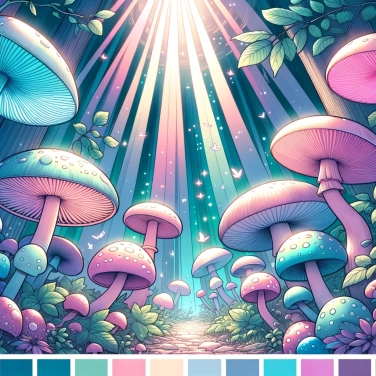Spiega perché i funghi del bosco reagiscono alla luce e cambiano forma?