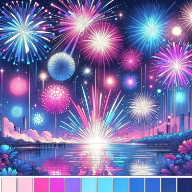 Spiega perché i fuochi d'artificio esplodono a colori?