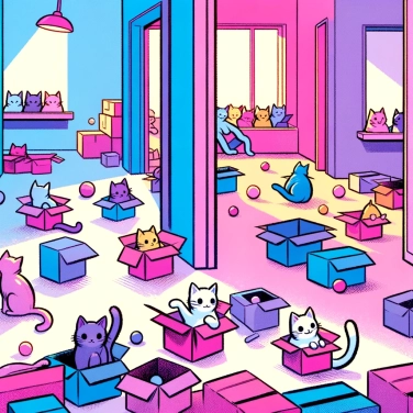Spiega perché i gatti preferiscono le scatole di cartone ai giocattoli?