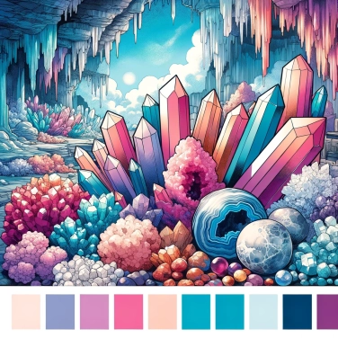 Spiega perché i minerali possono avere colori vivaci?