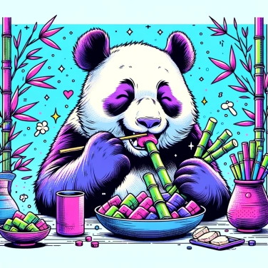 Spiega perché i panda si nutrono principalmente di bambù?