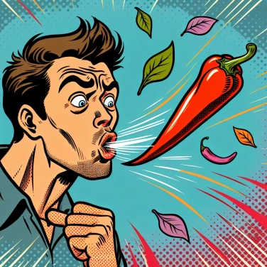 Spiega perché i peperoncini piccanti a volte fanno venire voglia di tossire?