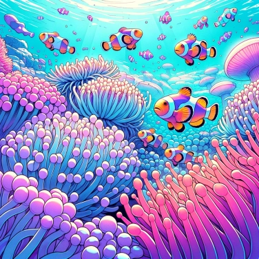 Spiega perché i pesci pagliaccio possono vivere al centro delle anemoni senza essere pungolati?