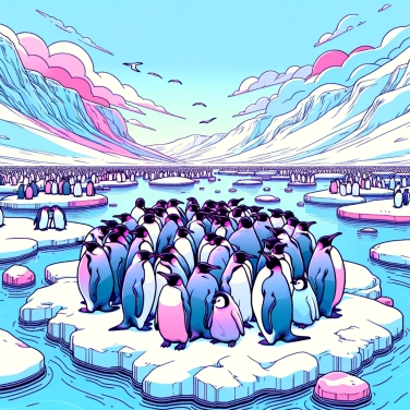 Spiega perché i pinguini si raggruppano in colonie per proteggersi dal freddo polare?