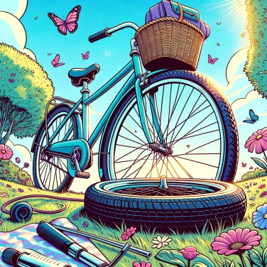 Spiega perché i pneumatici delle biciclette sono riempiti d'aria?