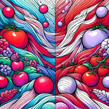 Spiega perché i pomodori sono rossi?