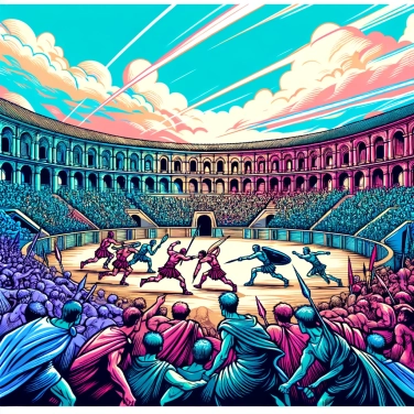 Spiega perché i Romani utilizzavano gli anfiteatri per i loro combattimenti tra gladiatori.