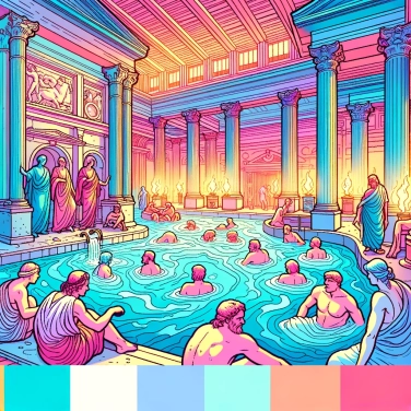 Spiega perché i Romani utilizzavano le terme per i loro bagni pubblici?
