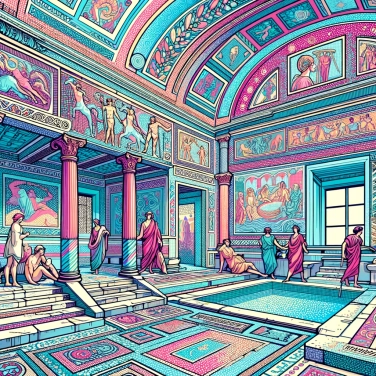 Spiega perché i Romani utilizzavano mosaici per decorare le loro case e le loro terme?