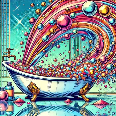 Spiega perché i sali da bagno effervescenti frizzano nell'acqua?
